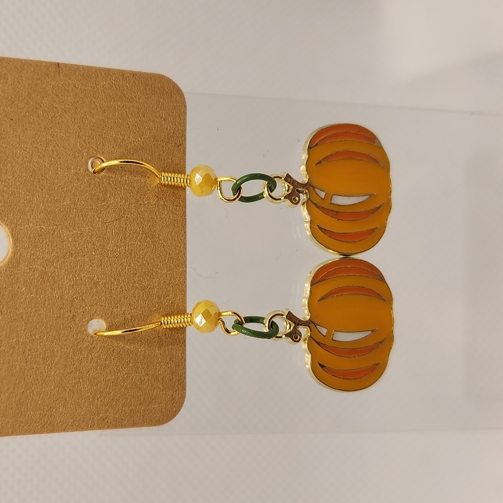 Pumpkin Earrings